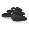 EasyToys - gyűrűs anál plug szett - 3 db (fekete)