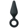 EasyToys Pointy Plug S - anál plug (fekete) - kicsi