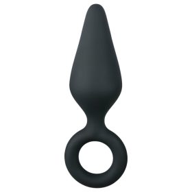 EasyToys Pointy Plug S - anál plug (fekete) - kicsi