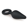 EasyToys Pointy Plug S - anál plug (fekete) - kicsi