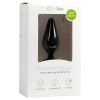 EasyToys Pointy Plug - gyűrűs anál plug - közepes (fekete)