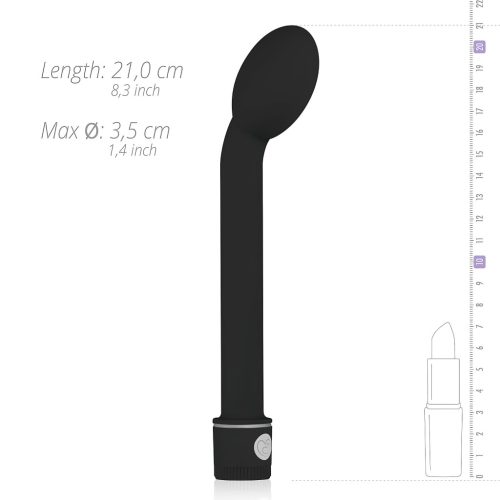 EasyToys Slim - G-pont vibrátor (fekete)