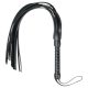 EasyToys Flogger - puha műbőr BDSM korbács (fekete)