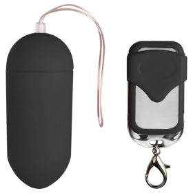 EasyToys - hordható távirányítós vibrotojás (fekete)