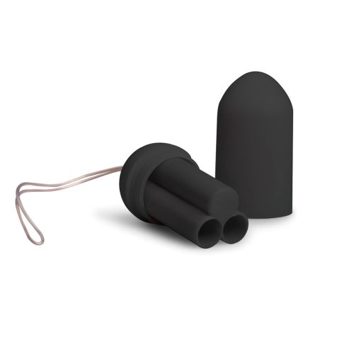 EasyToys - hordható távirányítós vibrotojás (fekete)