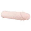 EasyToys - Flesh - hosszabbító péniszköpeny (natúr) - 18 cm