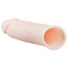 EasyToys - Flesh - hosszabbító péniszköpeny (natúr) - 18 cm