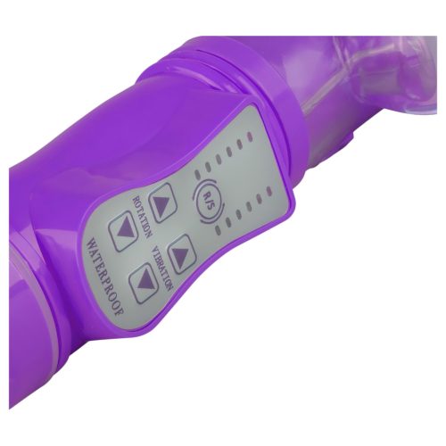 Easytoys Bunny - lökő-forgó vibrátor (lila)