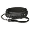 EasyToys - fétis nyakörv és póráz, bondage szett (fekete)