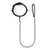 EasyToys - fétis nyakörv és póráz, bondage szett (fekete)