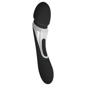 Sway No.1 Wand - akkus, 2in1 masszírozó vibrátor (fekete)