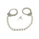 Rimba - hosszú láncos, acél bokabilincs (ezüst) - 2 db