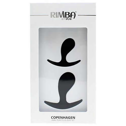 Rimba Copenhagen - anál plug szett (fekete, 2 db)