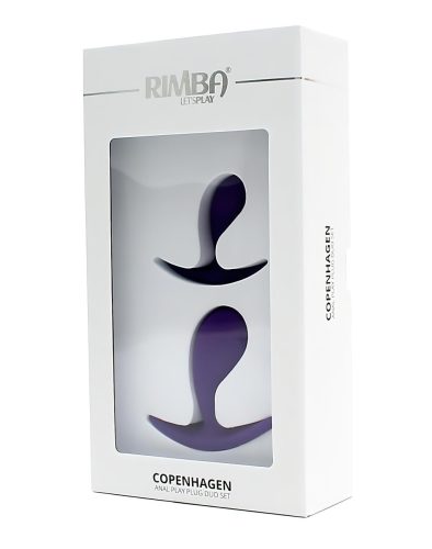 Rimba Copenhagen - anál plug szett (lila, 2 db)