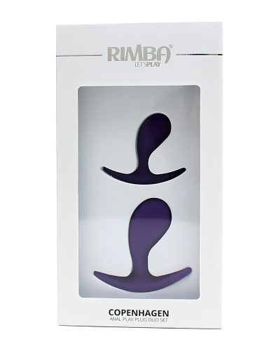 Rimba Copenhagen - anál plug szett (lila, 2 db)