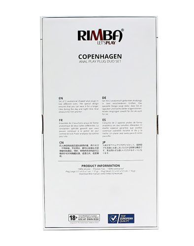 Rimba Copenhagen - anál plug szett (lila, 2 db)