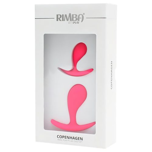 Rimba Copenhagen - butt plug szett (pink, 2 db)