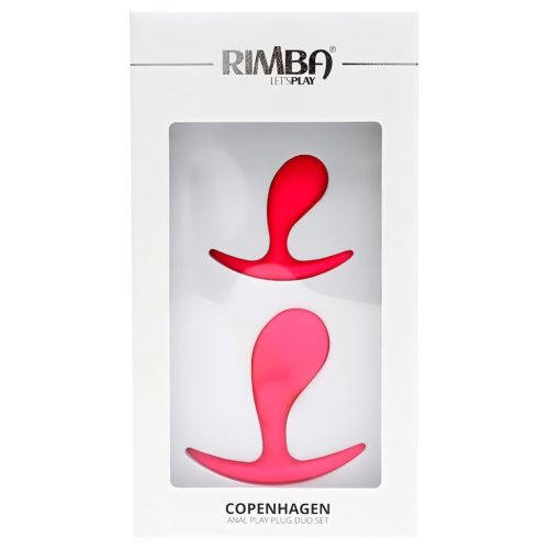 Rimba Copenhagen - butt plug szett (pink, 2 db)