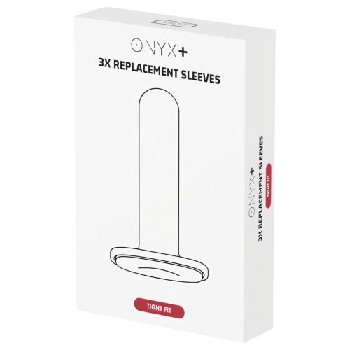 Kiiroo Onyx Tight Fit- maszturbátor mandzsetta - 3 db (fehér)