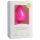 EasyToys Diamond - fehér köves anál plug (nagy, pink)