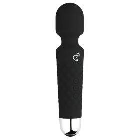 EasyToys Mini Wand - akkus masszírozó vibrátor (fekete)