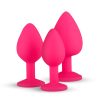 EasyToys Diamond - anál plug szett (pink)