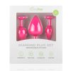 EasyToys Diamond - anál plug szett (pink)