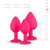 EasyToys Diamond - anál plug szett (pink)