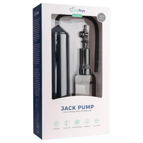 EasyToys Finger Grip - kézi vákuumos péniszpumpa (fekete)