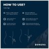 Boners - péniszgyűrű szett - 3 db (szürke)