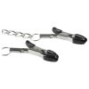 EasyToys - láncos mellbimbó csipesz, BDSM kiegészítő (2 db)