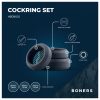 Boners - szilikon péniszgyűrű szett - 3 db (szürke)