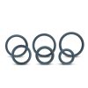 Boners - szilikon péniszgyűrű szett - 6 db (szürke)