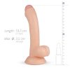 Real Fantasy Vince - herés fitymás dildó - 19,5cm (natúr)