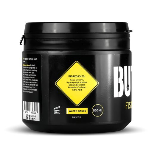 BUTTR Fisting Gel - öklöző, vízbázisú síkosító gél (500 ml)