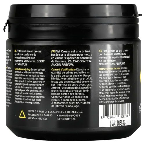 BUTTR Fisting Cream - öklöző síkosító krém (500 ml)