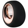 Pantyrebel - fekete akkus, rádiós csipke tanga vibrátor (S-L)