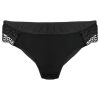Pantyrebel - fekete high-leg bugyi + rádiós vibrátor (S-L)