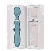 Bloom Orchid Wand - akkus, masszírozó vibrátor (türkiz)
