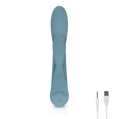 Bloom Violet Rabbit - csiklókaros G-pont vibrátor (türkiz)