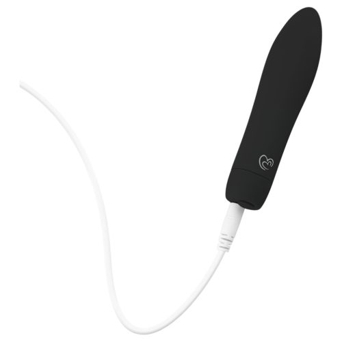 EasyToys Velvet Vibe - akkus rúd vibrátor (fekete)