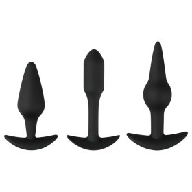   EasyToys Pleasure kit - változatos anál plug szett (fekete)