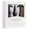 EasyToys Pleasure kit - változatos anál plug szett (fekete)