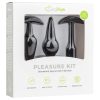 EasyToys Pleasure kit - változatos anál plug szett (fekete)