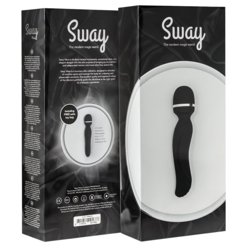 Sway No.4 Wand - akkus, masszírozó vibrátor (fekete)