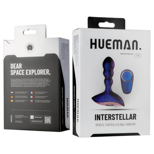 Hueman Interstellar - hullámos anál vibrátor (lila)