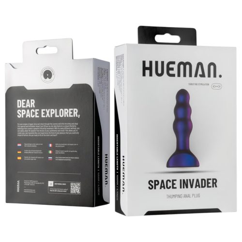 Hueman Space Inveder - akkus anál vibrátor (lila)