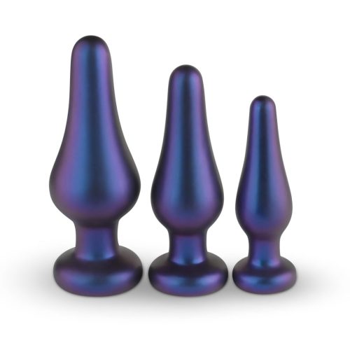 Hueman Comets - szilikon anál plug szett (3 részes, lila)