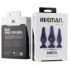 Hueman Comets - szilikon anál plug szett (3 részes, lila)