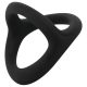 EasyToys Desire Ring - rugalmas pénisz- és heregyűrű (fekete)